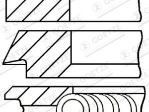 Set segmenti piston GOETZE ENGINE 08-437000-00 – FORD | AutoRival