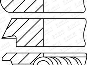 Set segmenti piston GOETZE ENGINE 08-452400-00 – FORD | AutoRival