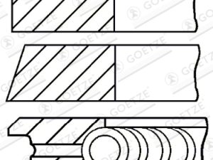 Set segmenti piston GOETZE ENGINE 08-780100-00 – FORD | AutoRival