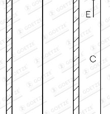 Camasa cilindru GOETZE ENGINE 14-020110-00 – FORD | AutoRival