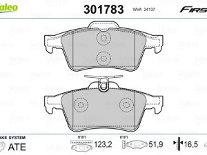 Set placute frana VALEO 301783