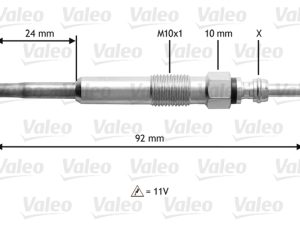 Bujie incandescenta VALEO 345104 – FORD | AutoRival