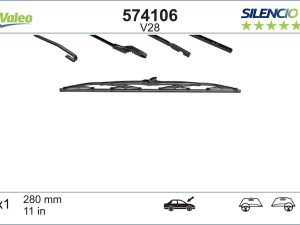 Lamela stergator VALEO 574106