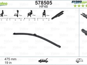 Lamela stergator VALEO 578505