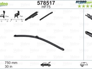 Lamela stergator VALEO 578517