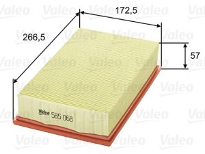 Filtru aer VALEO 585068 – FORD | AutoRival