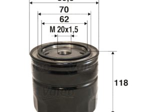 Filtru ulei VALEO 586035