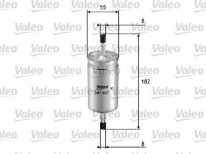 Filtru combustibil VALEO 587027