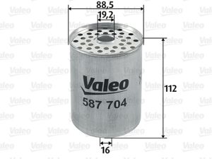 Filtru combustibil VALEO 587704
