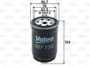 Filtru combustibil VALEO 587733