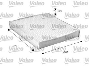 Filtru aer habitaclu VALEO 698882 – FORD | AutoRival