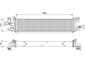 Radiator racire motor VALEO 701249