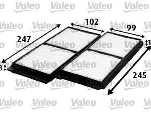 Filtru aer habitaclu VALEO 715642