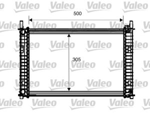 Radiator racire motor VALEO 734274