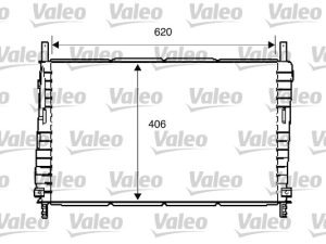 Radiator racire motor VALEO 734286