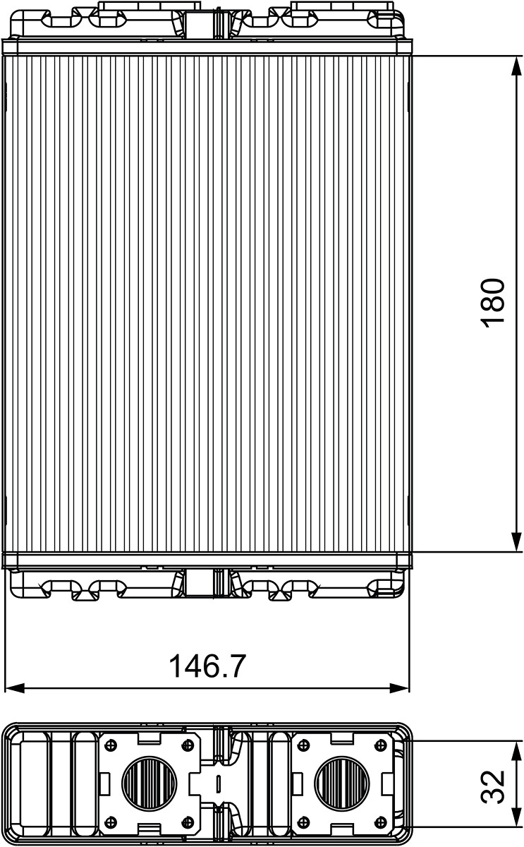 Schimbator de caldura incalzire habitaclu VALEO 811557