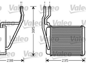 Schimbator de caldura incalzire habitaclu VALEO 812320