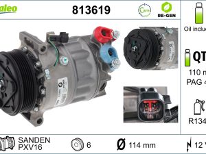 Compresor climatizare VALEO 813619