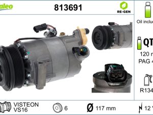 Compresor climatizare VALEO 813691