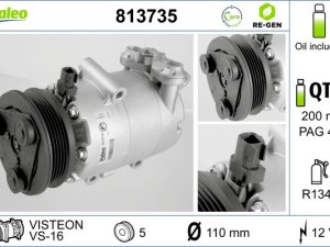 Compresor climatizare VALEO 813735