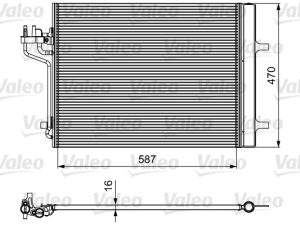 Condensator climatizare VALEO 814021