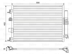 Condensator climatizare VALEO 814161