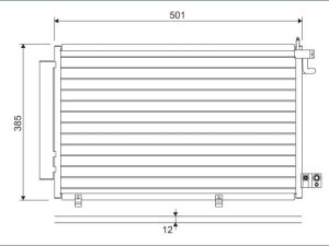 Condensator climatizare VALEO 814294