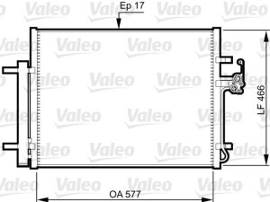 Condensator climatizare VALEO 814360
