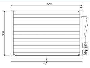 Condensator climatizare VALEO 817664