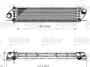 Intercooler compresor VALEO 818246