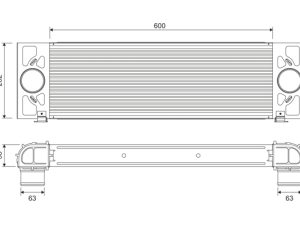 Intercooler compresor VALEO 818376