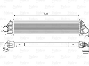 Intercooler compresor VALEO 818561