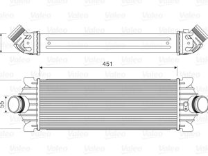 Intercooler compresor VALEO 818644