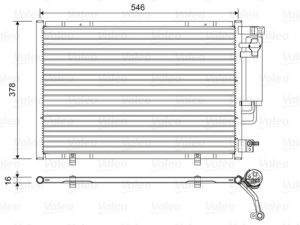 Condensator climatizare VALEO 822613