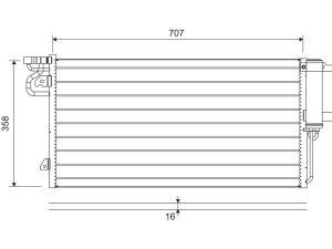 Condensator climatizare VALEO 822690