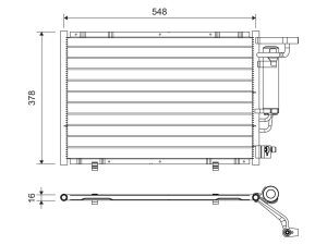 Condensator climatizare VALEO 822730