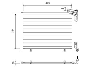 Condensator climatizare VALEO 822762