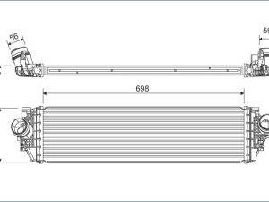 Intercooler compresor VALEO 822929