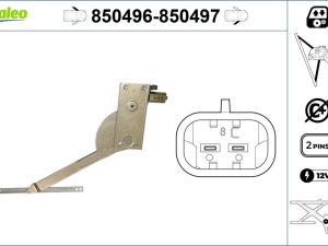 Mecanism actionare geam VALEO 850496