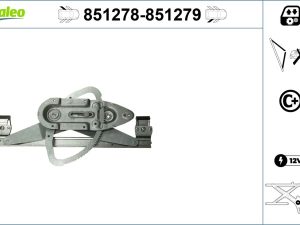Mecanism actionare geam VALEO 851278