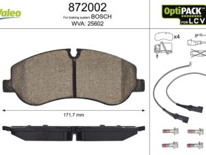 Set placute frana VALEO 872002