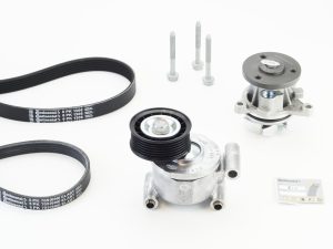 Pompa apa + Set curea transmisie cu caneluri CONTITECH 6PK1306WP2 – FORD | AutoRival