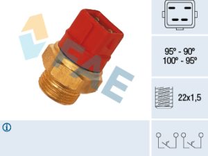 Comutator temperatura ventilator radiator FAE 37960 – FORD | AutoRival