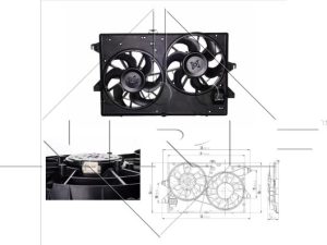 Ventilator radiator NRF 47000 – FORD | AutoRival