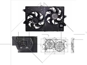 Ventilator radiator NRF 47003 – FORD | AutoRival
