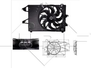 Ventilator radiator NRF 47004 – FORD | AutoRival