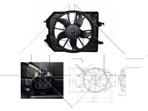 Ventilator radiator NRF 47021 – FORD | AutoRival