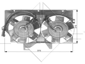Ventilator radiator NRF 47036 – FORD | AutoRival