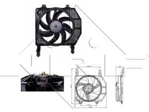 Ventilator radiator NRF 47077 – FORD | AutoRival