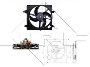 Ventilator radiator NRF 47259 – FORD | AutoRival